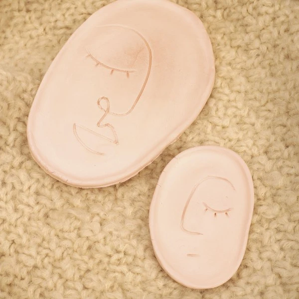 Kit DIY Fimo Air - Coupelles Line Art - 2pcs 2 Kit DIY Fimo Air - Coupelles Line Art - 2pcs – Image 2