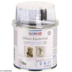 Kit Fabrication Moule Caoutchouc Thermorésistant - 500 G