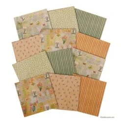 Kit Papier 30x30cm Scrapbooking 12 Feuilles - Erica -Promos Creavea Boutique kit papier 30x30cm scrapbooking 12 feuilles erica p 2