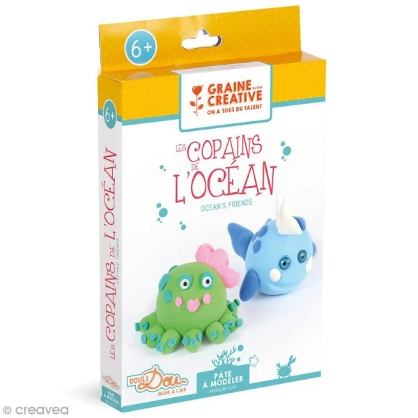 Kit Pâte à Modeler - Les Copains De L'océan 1 Kit Pâte à Modeler - Les Copains De L'océan