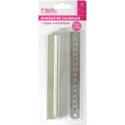 Kit Pâte Polymère - Rouleau De Calibrage + Règle Métallique