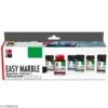Marabu Kit Peinture Easy Marble Pour La Marbrure 6 X 15 Ml