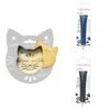 Kit Pour Biscuit En Relief Chat + 2 Stylos Au Chocolat Bleu Nuit Et Noir