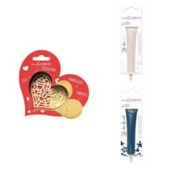 Kit Pour Biscuit En Relief Coeur + 2 Stylos Au Chocolat Blanc Et Bleu Nuit 4 Kit Pour Biscuit En Relief Coeur + 2 Stylos Au Chocolat Blanc Et Bleu Nuit -Promos Creavea Boutique kit pour biscuit en relief coeur 2 stylos au chocolat blanc et bleu nuit p 2