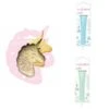 Kit Pour Biscuit En Relief Licorne + 2 Stylos Au Chocolat Bleu Pastel Et Vert D'eau