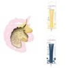 Kit Pour Biscuit En Relief Licorne + 2 Stylos Au Chocolat Jaune Pastel Et Bleu Nuit