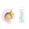 Kit Pour Biscuit En Relief Licorne + Stylo Au Chocolat Vert D'eau