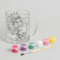 La Princesse Rose Tasse De BRICOLAGE Kit De Peinture, Idées De Cadeaux, De Coloriage Design Transpar -Promos Creavea Boutique la princesse rose tasse de bricolage kit de peinture idees de cadeaux de coloriage design transpar p 2