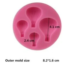 La Taille De Mélange Rayé De Ballon à Air, 3D En Silicone De Chocolat Savon Gâteau, Fondant Gâteau, -Promos Creavea Boutique la taille de melange raye de ballon a air 3d en silicone de chocolat savon gateau fondant gateau p 3