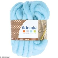 Laine épaisse Artemio 70 G - Bleu Ciel - 10 M
