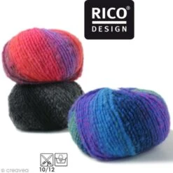 Laine Rico Design - Créative Melange Big Super Chunky - 100 Gr - 53% Laine 47% Acrylique
