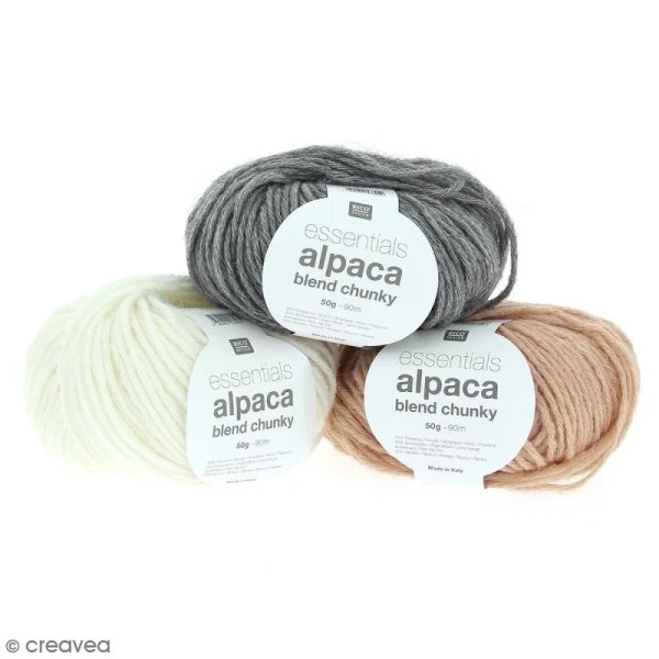 Laine Rico Design - Essentials Alpaca Blend - 50 Gr 1 Laine Rico Design - Essentials Alpaca Blend - 50 Gr