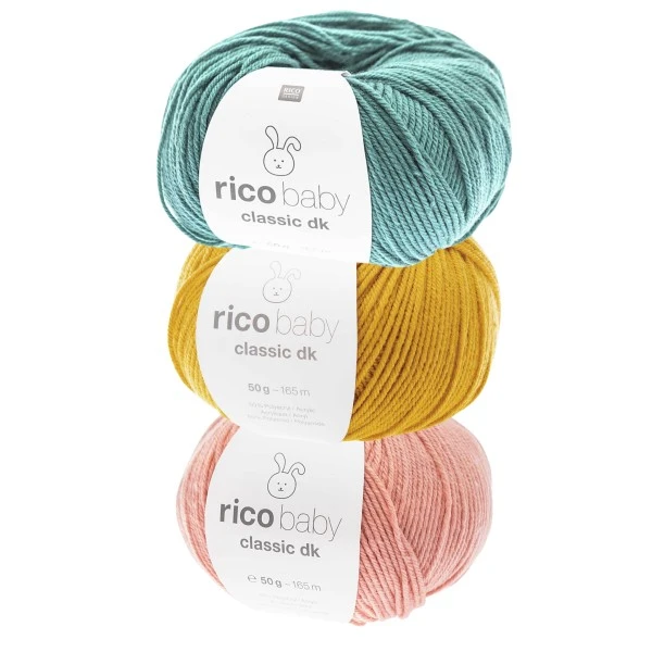 Laine Rico Design - Layette Baby Classic Dk - 50 G -165 M - Plusieurs Coloris Disponibles 1 Laine Rico Design - Layette Baby Classic Dk - 50 G -165 M - Plusieurs Coloris Disponibles