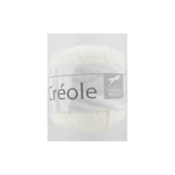 Laines Cheval Blanc - CREOLE Fil Ruban 62% Acrylique 38% Polyamide 50g - Fil Ruban été