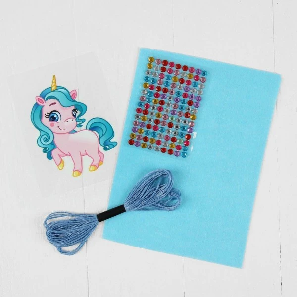 Licorne Senti Jouet Kit De BRICOLAGE, De Fer Sur Le Transfert De Patch, Estimé à Coudre, Feutre Modè 3 Licorne Senti Jouet Kit De BRICOLAGE, De Fer Sur Le Transfert De Patch, Estimé à Coudre, Feutre Modè – Image 3