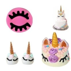 Licorne Yeux De Cheval Magique, 3D En Silicone De Chocolat Savon Gâteau, Fondant Gâteau, L'Argile De