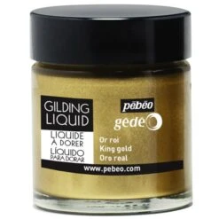 Pebeo Liquide à Dorer Pébéo - Doré Roi - 30 Ml