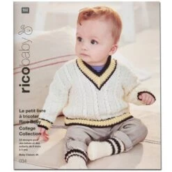 Livre Tricot Rico Design - College Collection - 23 Modèles