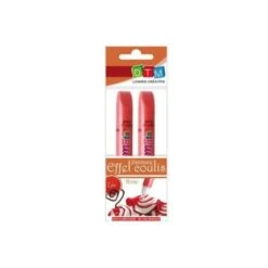 Lot 2 Crayons Nappage Effet Faux Coulis Coulis , Effet Glacage ROSE 622204