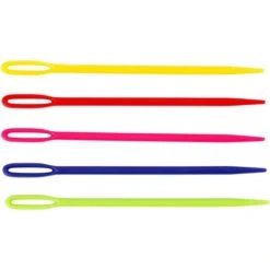 Creativ Company Lot D'aiguilles Passe-laine Multicolores - 7 Cm - 50 Pcs