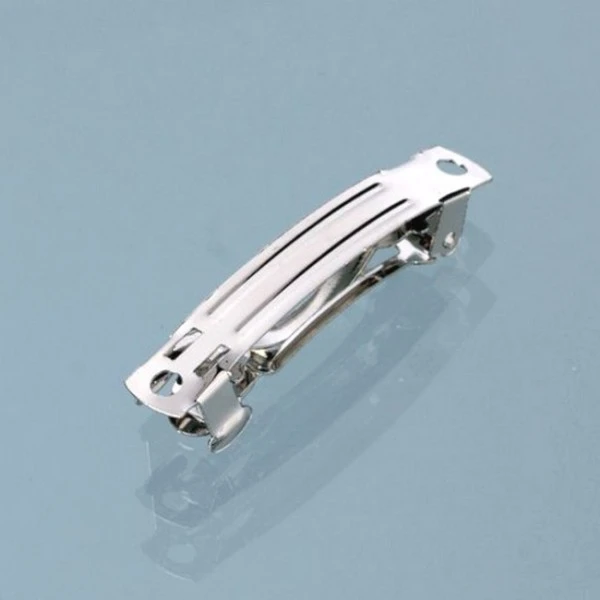 Lot De 10 Petites Barrettes Pour Cheveux, 4 Cm De Long, Pinces Argentées à Customiser 3 Lot De 10 Petites Barrettes Pour Cheveux, 4 Cm De Long, Pinces Argentées à Customiser – Image 3