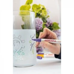 Lot De 12 Marqueurs 6 Ml, Céramique à Froid Armerina, Pointe 2mm, Feutres Couleurs Assorties, Darwi -Promos Creavea Boutique lot de 12 marqueurs 6 ml ceramique a froid armerina pointe 2mm feutres couleurs assorties darwi p 3