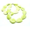 Lot De 2 Pendentifs Jade Citron Forme Goutte 25 Mm