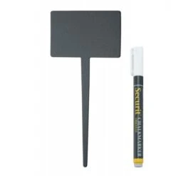 SecurIT® Lot De 5 Ardoises Silhouette - Rectangle - Feutre + Craie - Securit -Promos Creavea Boutique lot de 5 ardoises silhouette rectangle feutre craie securit p 3