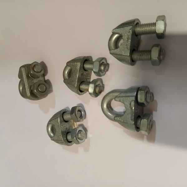 Lot De 5 Serre-câble à étrier En Acier Zingué, 12 Mm 1 Lot De 5 Serre-câble à étrier En Acier Zingué, 12 Mm