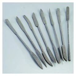 Lot De 8 Râpes Modèles Différents Pour Pierre à Savon Stéatite, Limes Longueur 25 Cm