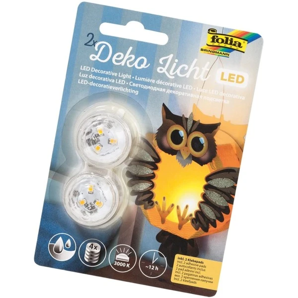 FOLIA Lumière Décorative LED, Piles Incluses 1 FOLIA Lumière Décorative LED, Piles Incluses