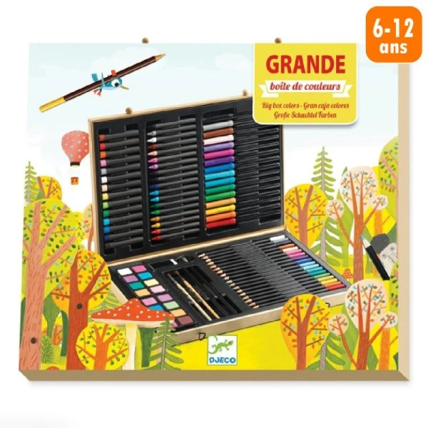 Djeco Ma Grande Boîte De Couleurs 1 Djeco Ma Grande Boîte De Couleurs