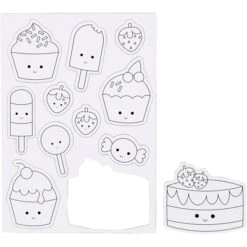 Creativ Company Magnets à Décorer - Goûter - 11 Pcs