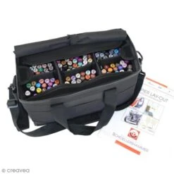 Mallette De Rangement COMPLETE Pour Marqueurs à Alcool Graph'it - 165 Feutres + Papier Layout