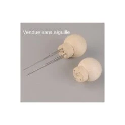 Manche En Bois Pour 4 Aiguilles à Feutrer