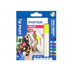 Pilot Marqueur à Pigment "Pintor", Medium, Set De 6 "Fluo"
