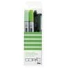 Copic Marqueur Ciao, Kit De 4 "Doodle Pack Green"