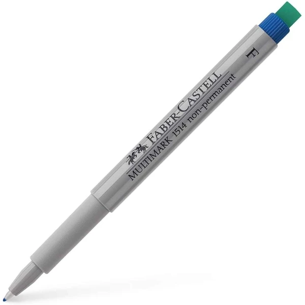 Faber-Castell Marqueur Non Permanent "Multimark" F - Bleu 1 Faber-Castell Marqueur Non Permanent "Multimark" F - Bleu