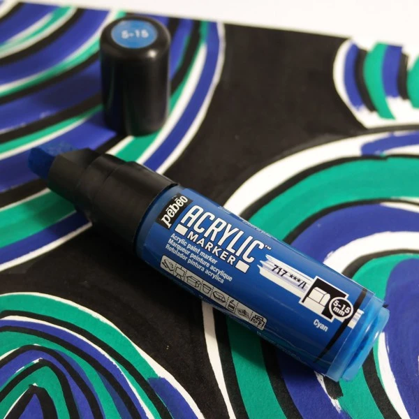 Pebeo Marqueur Peinture Acrylique - Acrylic Marker - Pointe épaisse 5/15 Mm 2 Pebeo Marqueur Peinture Acrylique - Acrylic Marker - Pointe épaisse 5/15 Mm – Image 2