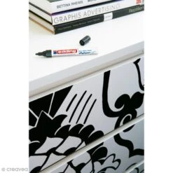 Marqueur Peinture Multisurfaces Edding 750 - Argenté 6 Marqueur Peinture Multisurfaces Edding 750 - Argenté -Promos Creavea Boutique marqueur peinture multisurfaces edding 750 argente p 3