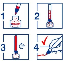 Marqueur Permanent Edding 21 Ecoline Pointe Ronde Bleu -Promos Creavea Boutique marqueur permanent edding 21 ecoline pointe ronde bleu p 4