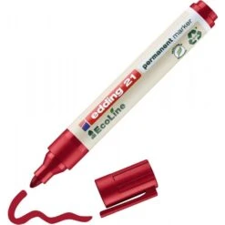 Marqueur Permanent Edding 21 Ecoline Pointe Ronde Rouge -Promos Creavea Boutique marqueur permanent edding 21 ecoline pointe ronde rouge p 3