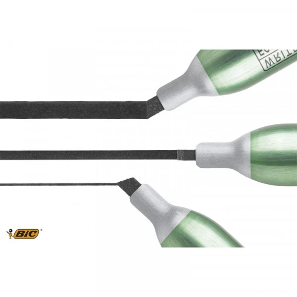 Marqueur Permanent - Marking Onyx 1481 Pointe Biseau - Bleu - Bic 3 Marqueur Permanent - Marking Onyx 1481 Pointe Biseau - Bleu - Bic – Image 3