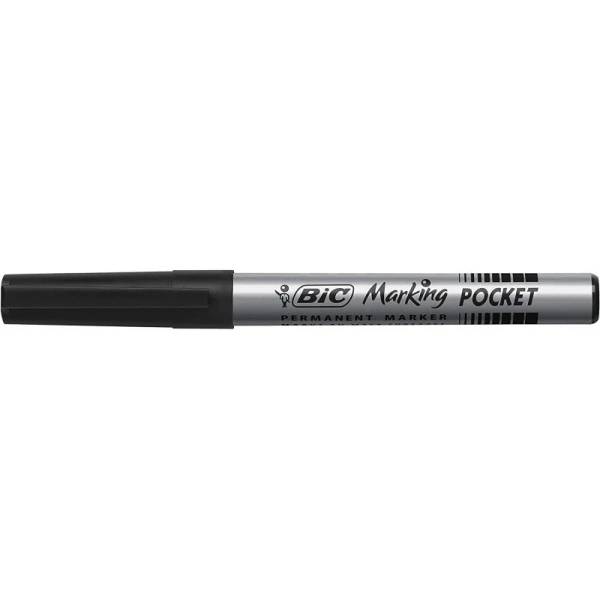 Marqueur Permanent - Marking Pocket - Noir - Bic 4 Marqueur Permanent - Marking Pocket - Noir - Bic – Image 4