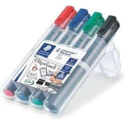 Staedtler Marqueurs De Conférence "356B Lumocolor" - Etui De 4