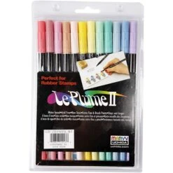 Creativ Company Marqueurs Le Plume II Couleurs Pastel - 12 Pcs