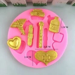 Médical Mélange Médecin Infirmière Hôpital, 3D En Silicone De Chocolat Savon Gâteau, Fondant Gâteau, -Promos Creavea Boutique medical melange medecin infirmiere hopital 3d en silicone de chocolat savon gateau fondant gateau p 4