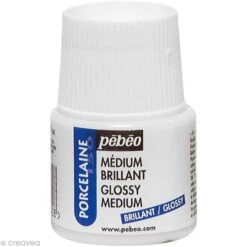 Pebeo Médium Brillant Pour Peinture Porcelaine P150 - 45 Ml