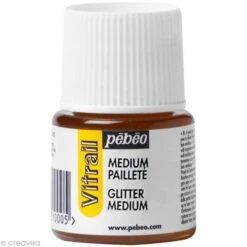 Pebeo Médium Pailleté Pour Vitrail - 45 Ml