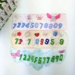 Mélange De Chiffres, 3D En Silicone De Chocolat Savon Gâteau, Fondant Gâteau, L'Argile De Résine, Ci -Promos Creavea Boutique melange de chiffres 3d en silicone de chocolat savon gateau fondant gateau largile de resine ci p 3